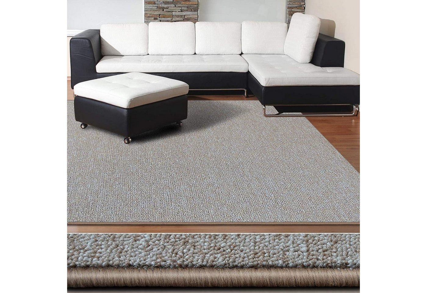 Karat Teppich Athen, verschiedene Größen, verschiedene Farben, Teppichläufer, rechteckig, Höhe: 4 mm, 100% Polypropylen – Bild 3 von 3