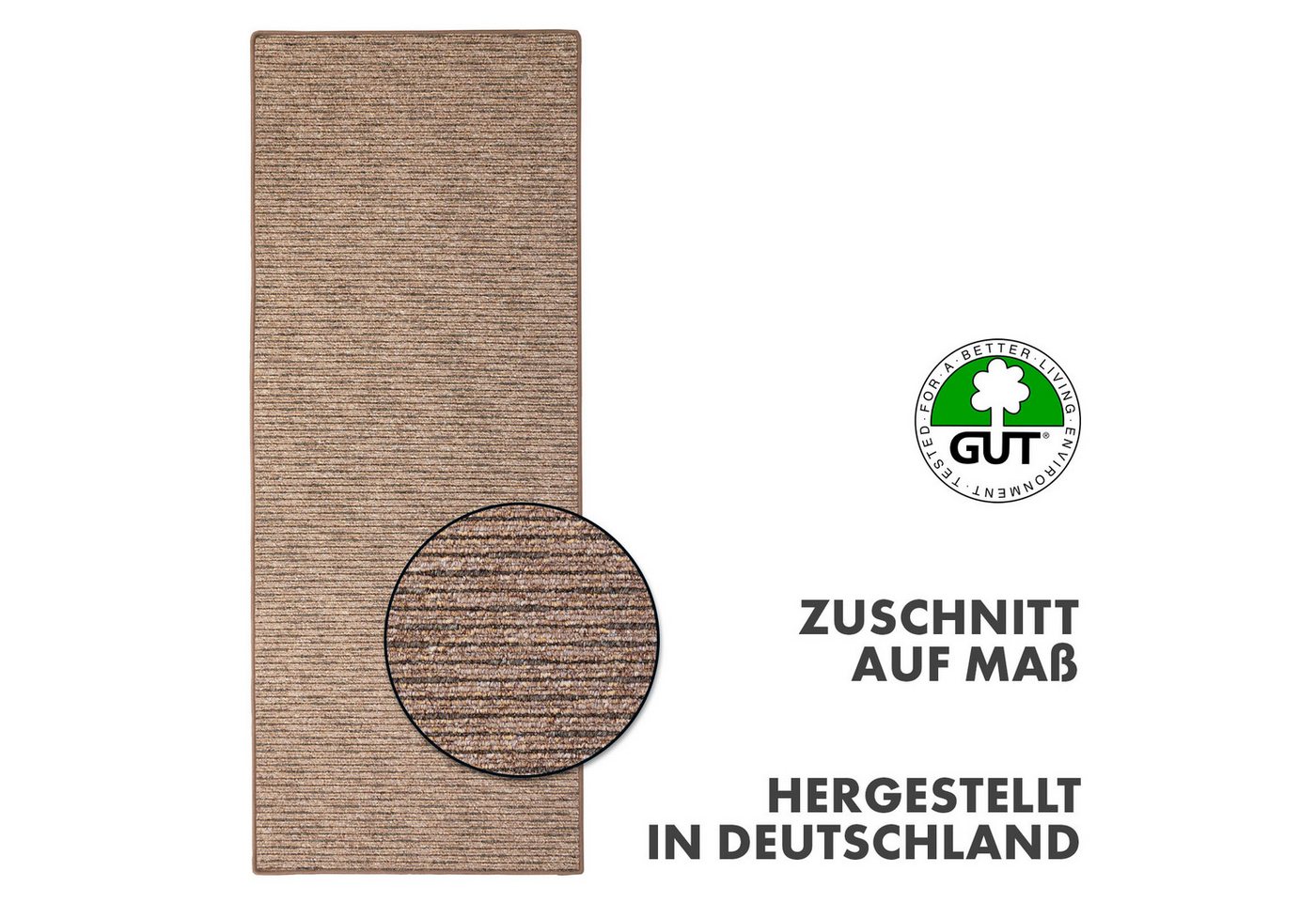 Karat Teppich auf Maß Geneva, Moderner Wohnteppich, Verschiedene Farben und Größen – Bild 2 von 5