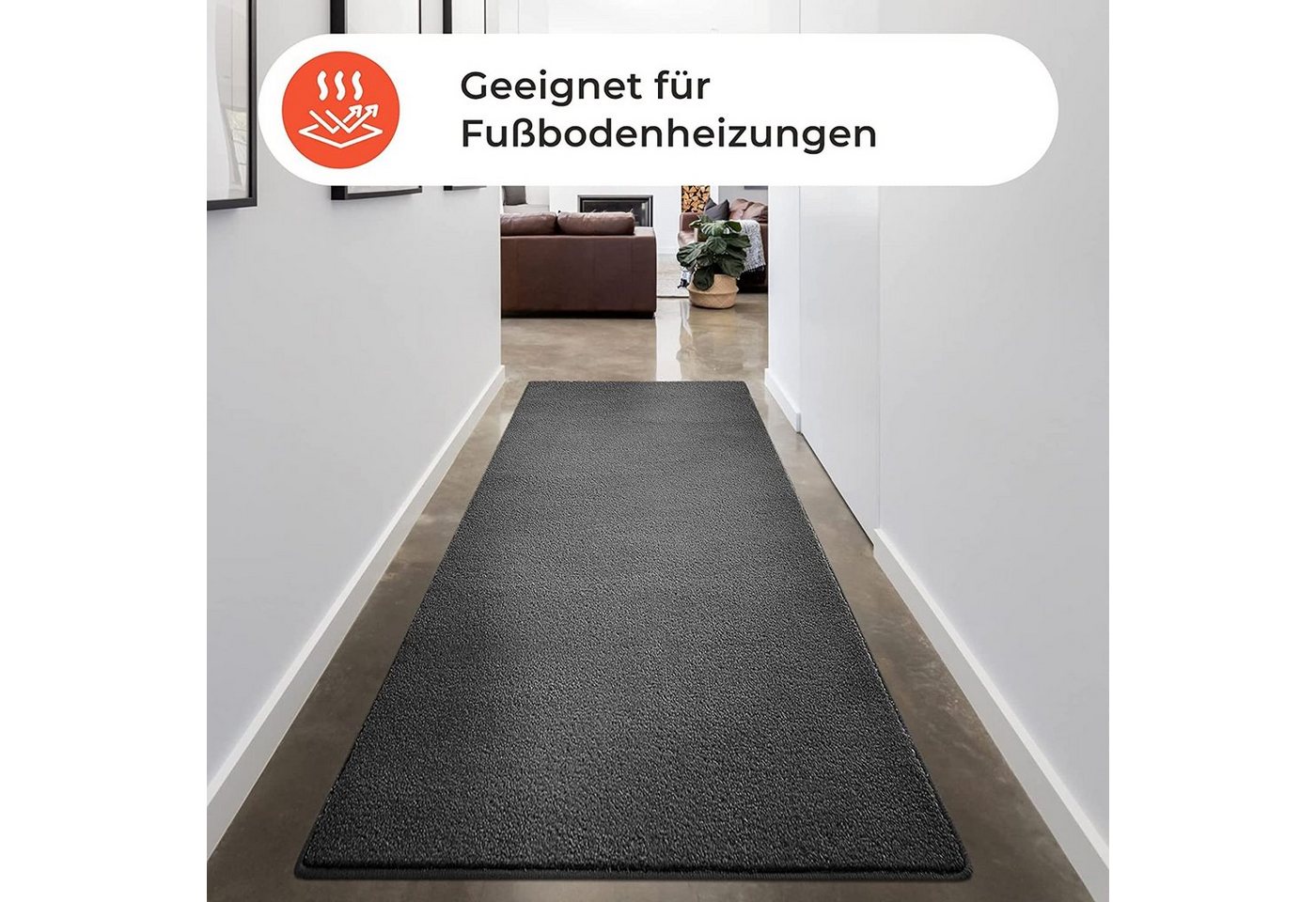 Karat Teppich Bettvorleger Dynasty, Farblich abgestimmte Umkettelung – Bild 5 von 5