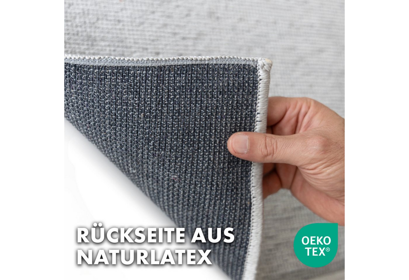Karat Teppich Läufer auf Maß Azade, Hochwertige Jacquard Weberei, Erhältlich in vielen Farben – Bild 3 von 5