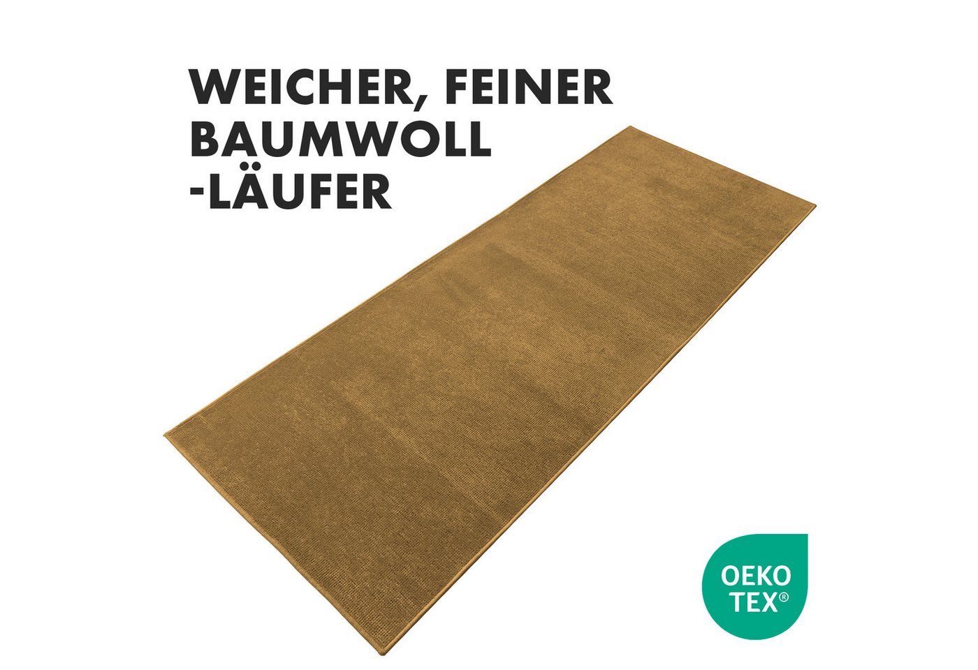 Karat Teppich Läufer auf Maß Azade, Hochwertige Jacquard Weberei, Erhältlich in vielen Farben – Bild 4 von 5