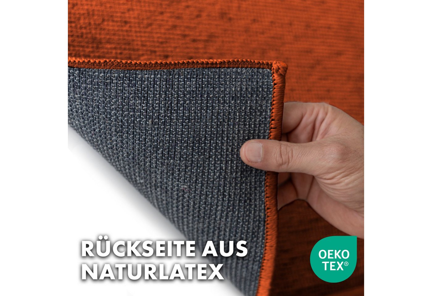 Karat Teppich Läufer auf Maß Azade, Hochwertige Jacquard Weberei, Erhältlich in vielen Farben – Bild 3 von 5