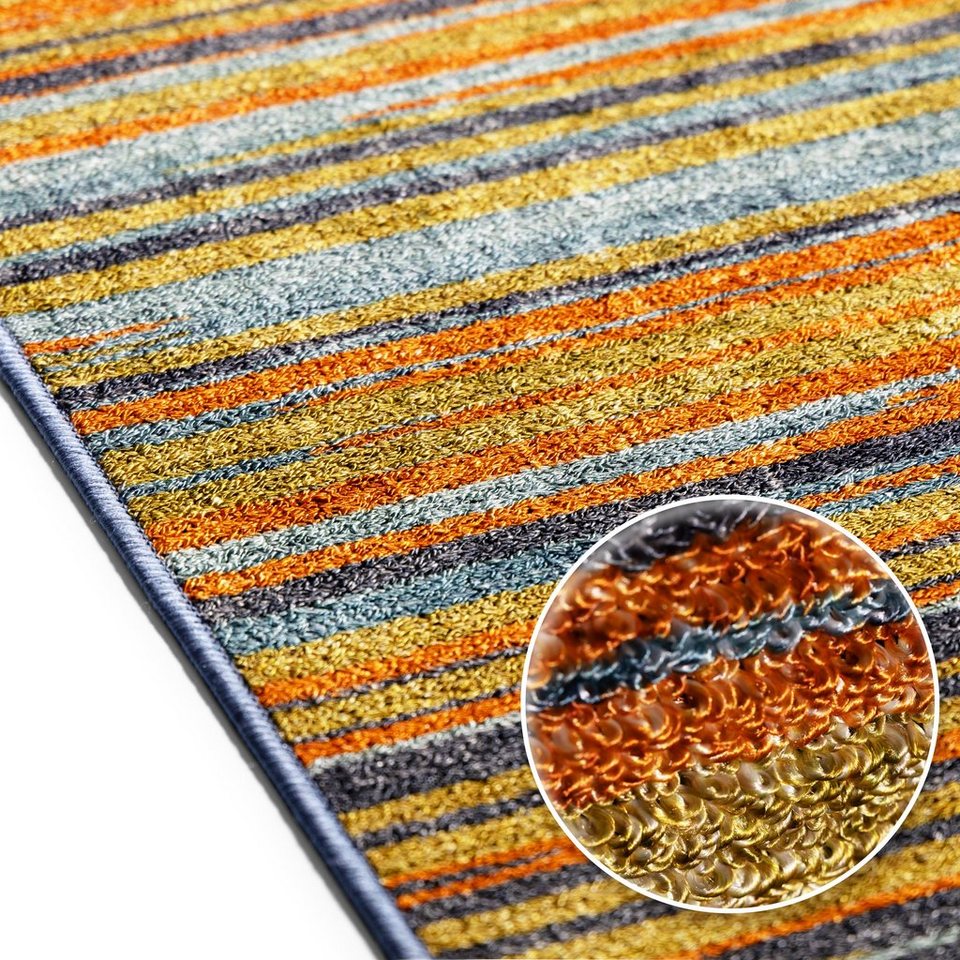 Karat Teppich Teppich-Läufer Calama, Moderner Wohnteppich – Bild 3 von 5