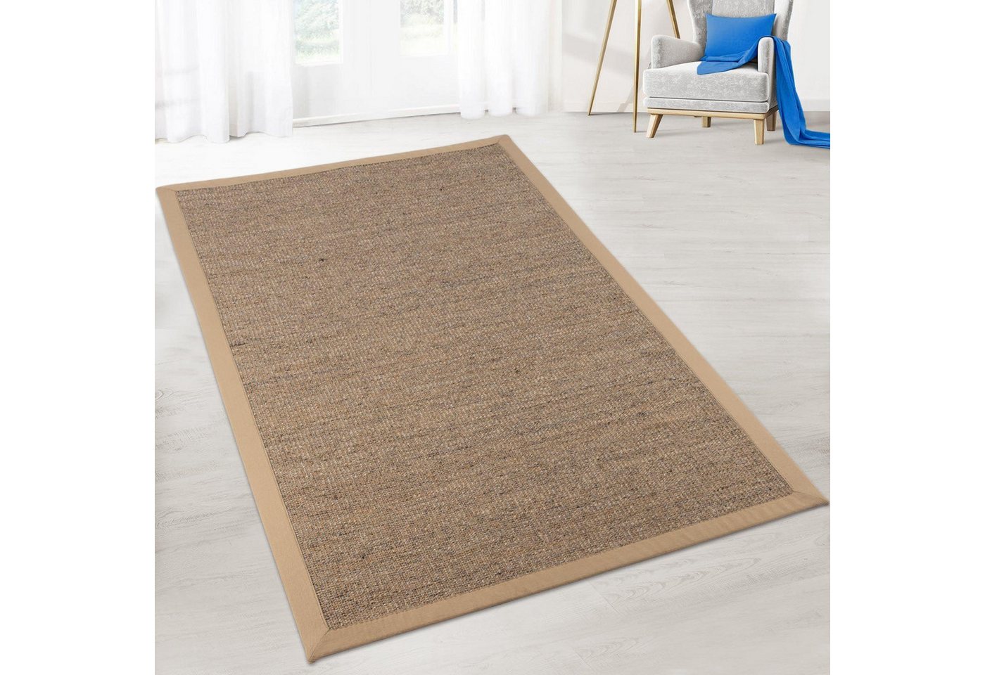 Karat Teppich Sisal-Teppich, Aus Naturfasern gefertigt – Bild 2 von 5