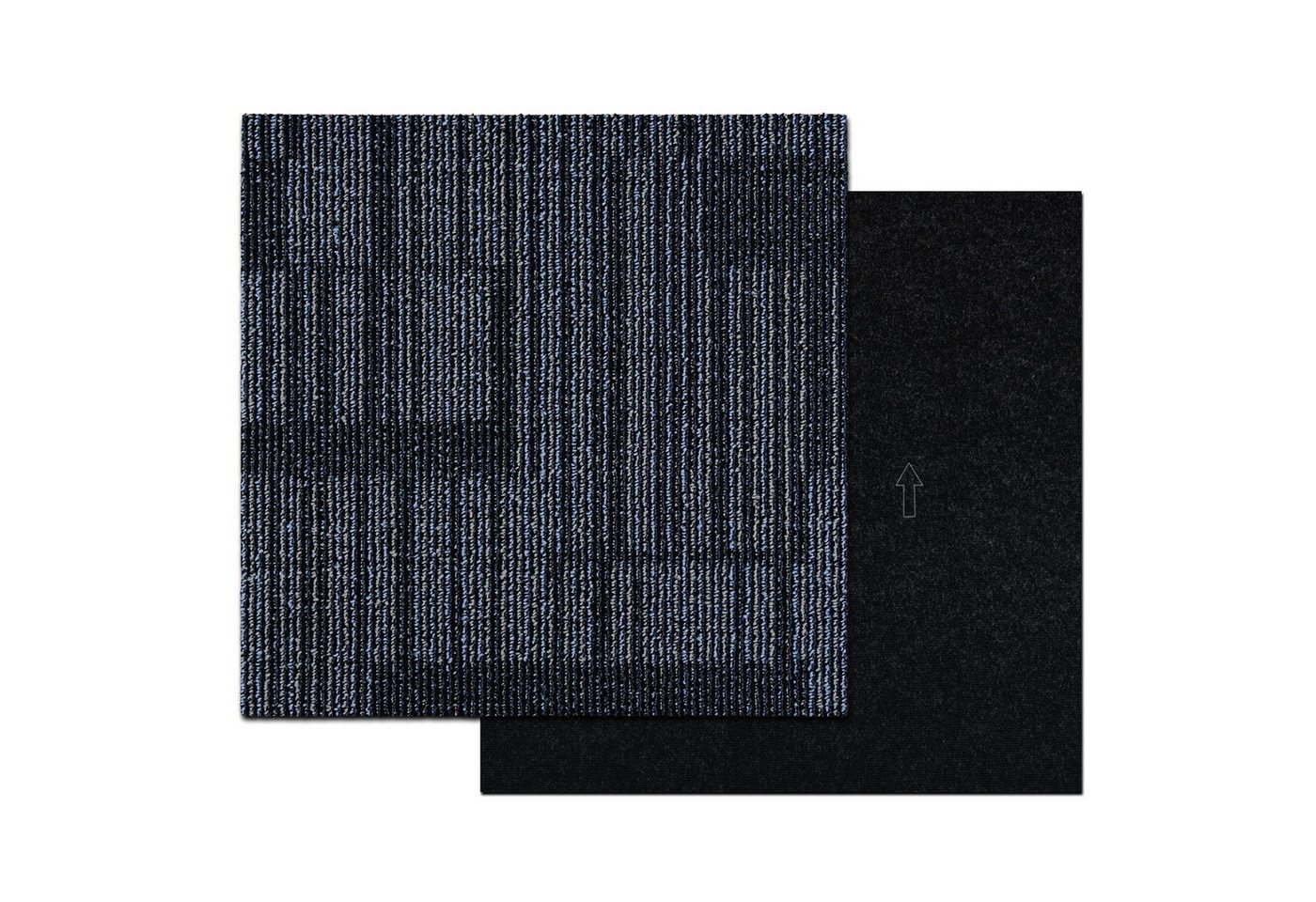 Karat Teppichfliese Zadar, Fliese, Bodenschutz, verschiedene Farben, 50x50 cm, Quadratisch, Höhe: 6 mm, Selbstliegend – Bild 2 von 5