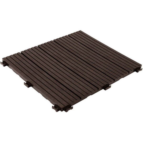 Karat Terrassendielen Claire, Terrassenfliesen 30x30cm, Kunststoff wetterfest, Klickfliesen, 1 m², BxL: je 30x30 cm, (Spar-Set, 11-St), Balkonbodenbelag für Auß