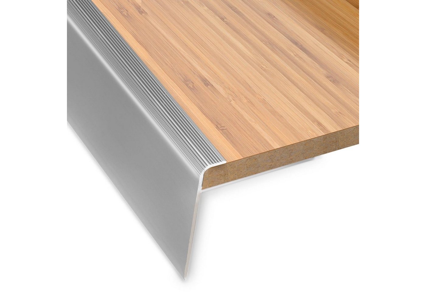 Karat Treppenkantenprofil Cosinus F, Treppenkantenschutz, verschiedene Farben & Größen, Für Bodenbeläge mit 7 – 8 mm Höhe – Bild 2 von 5
