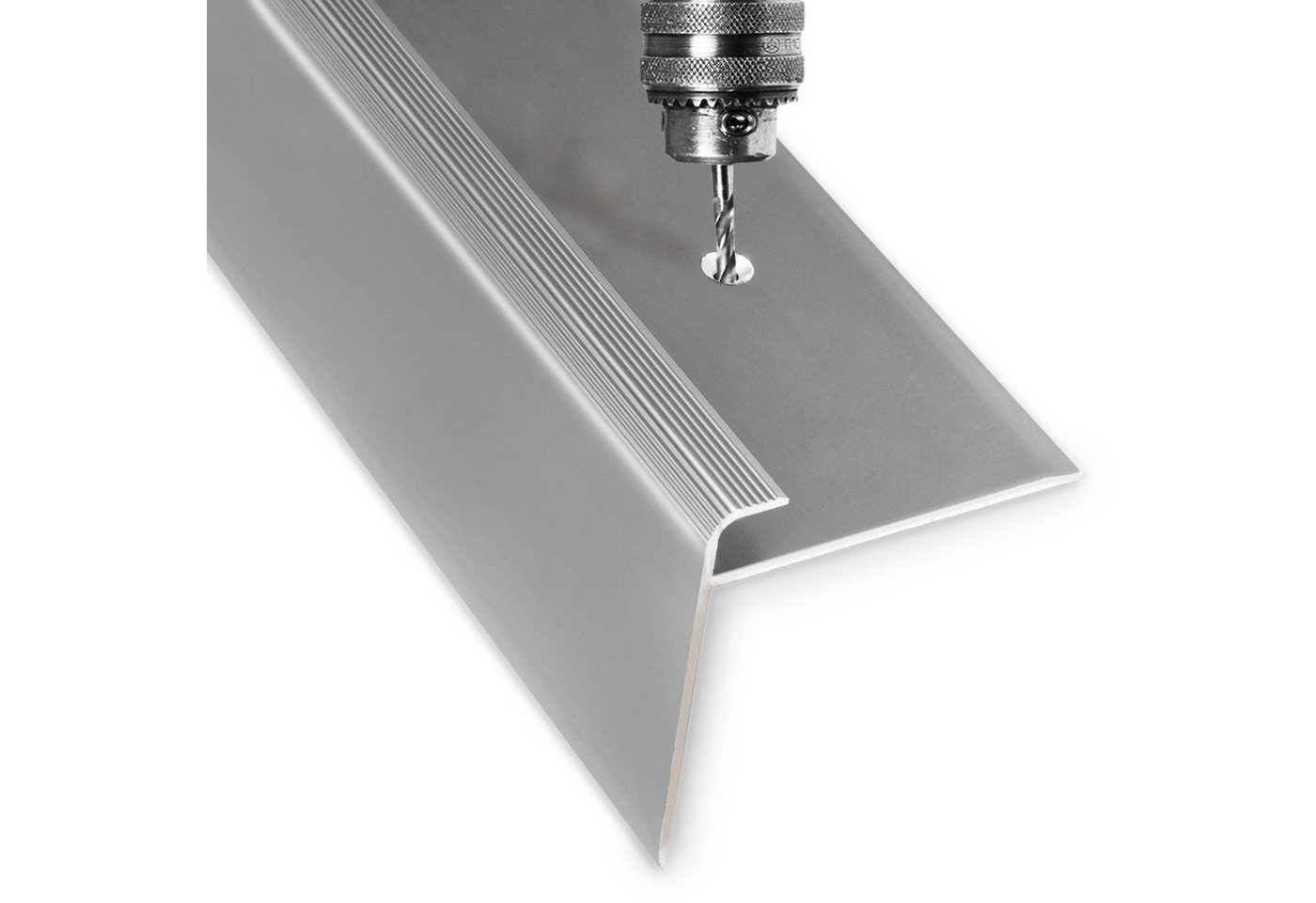 Karat Treppenkantenprofil Cosinus F, Treppenkantenschutz, verschiedene Farben & Größen, Für Bodenbeläge mit 7 – 8 mm Höhe – Bild 5 von 5