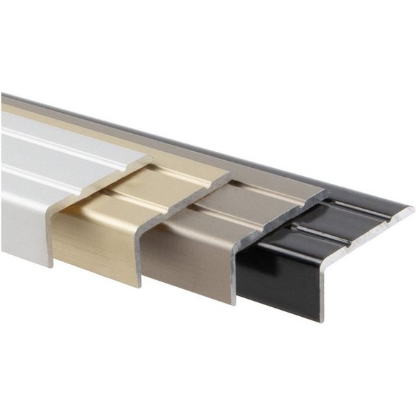 Karat Winkelprofil Winkelprofil, Für Treppenstufen & Absätze, Aluminium, 24,5 x 10 mm