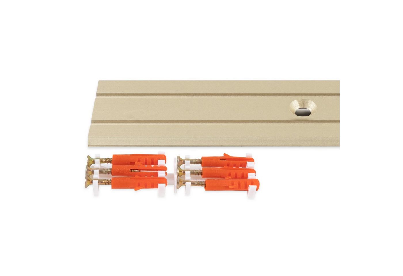 Karat Winkelprofil Winkelprofil, Für Treppenstufen & Absätze, Aluminium, 24,5 x 10 mm – Bild 4 von 5