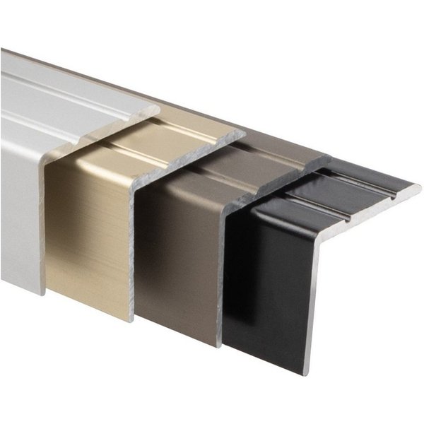 Karat Winkelprofil Winkelprofil, Für Treppenstufen & Absätze, Aluminium, 24,5 x 20 mm