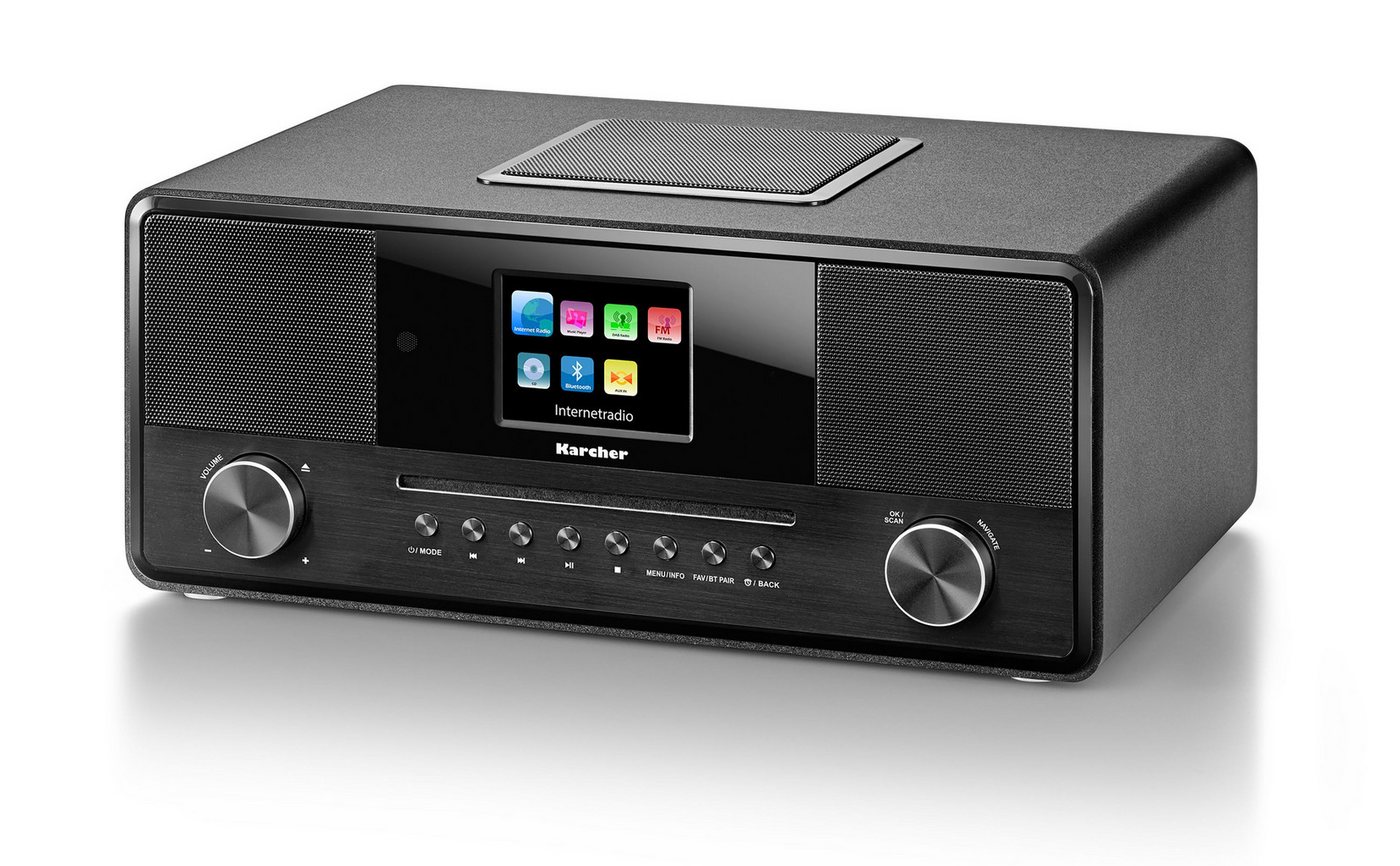 Karcher DAB 9000CDi Internet-Radio (Internetradio, DAB+, UKW (FM), 36 W, 2.1-Kanal-System) – Bild 4 von 5