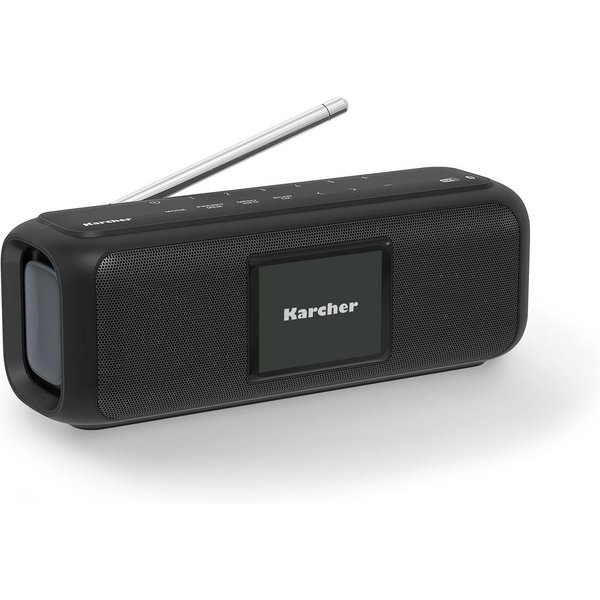 Karcher DAB Go Digitalradio (DAB) (DAB+, UKW (FM), 5 W, Tragbarer Bluetooth Lautsprecher / 5 Watt Stereo-Sound / USB-C / Akku)