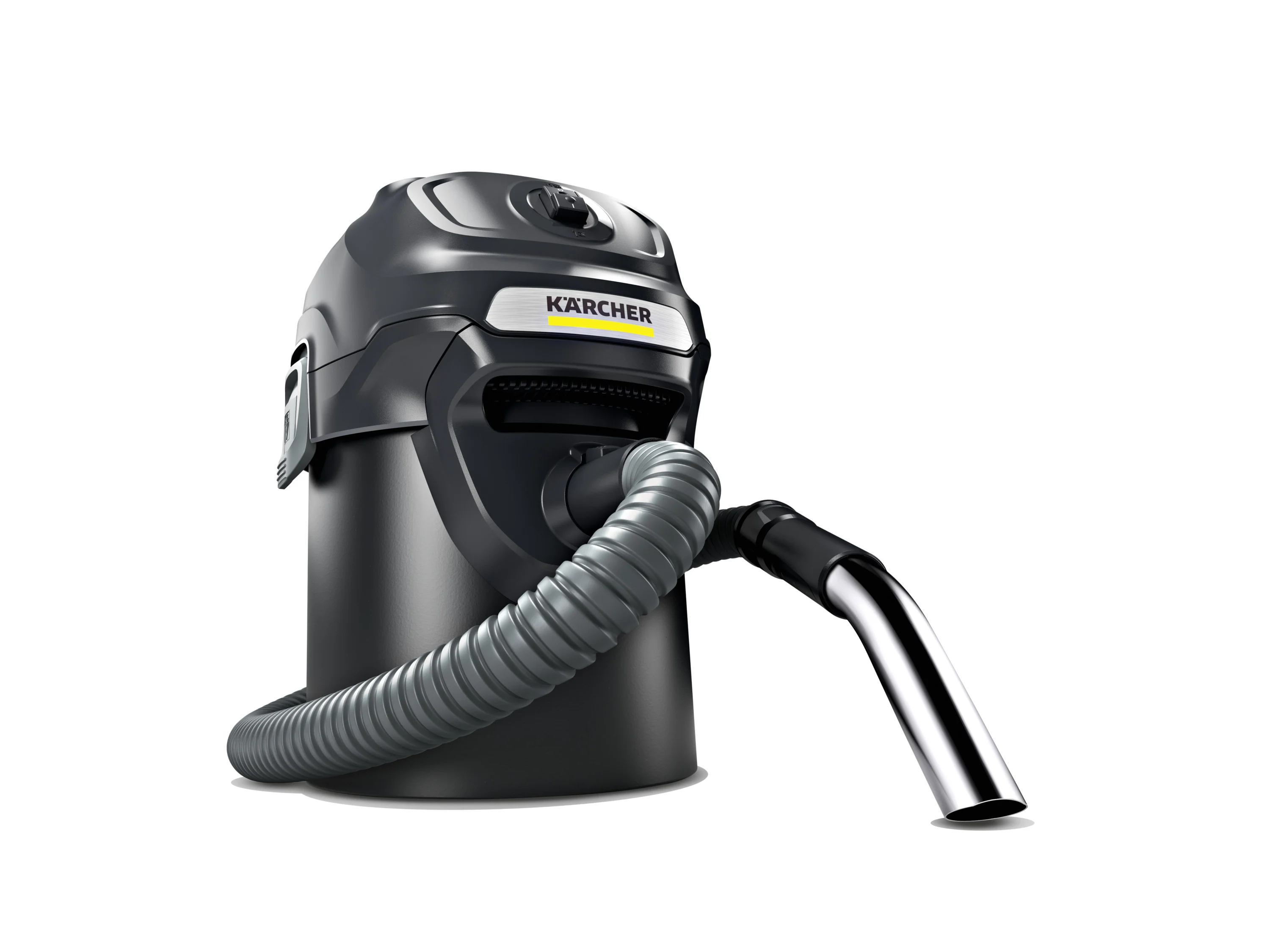 KÄRCHER Aschesauger AD 2, 600 W, beutellos, 14 l Metallbehälter, 1,2 m Saugschlauch, integrierte Filterabreinigung – Bild 3 von 4