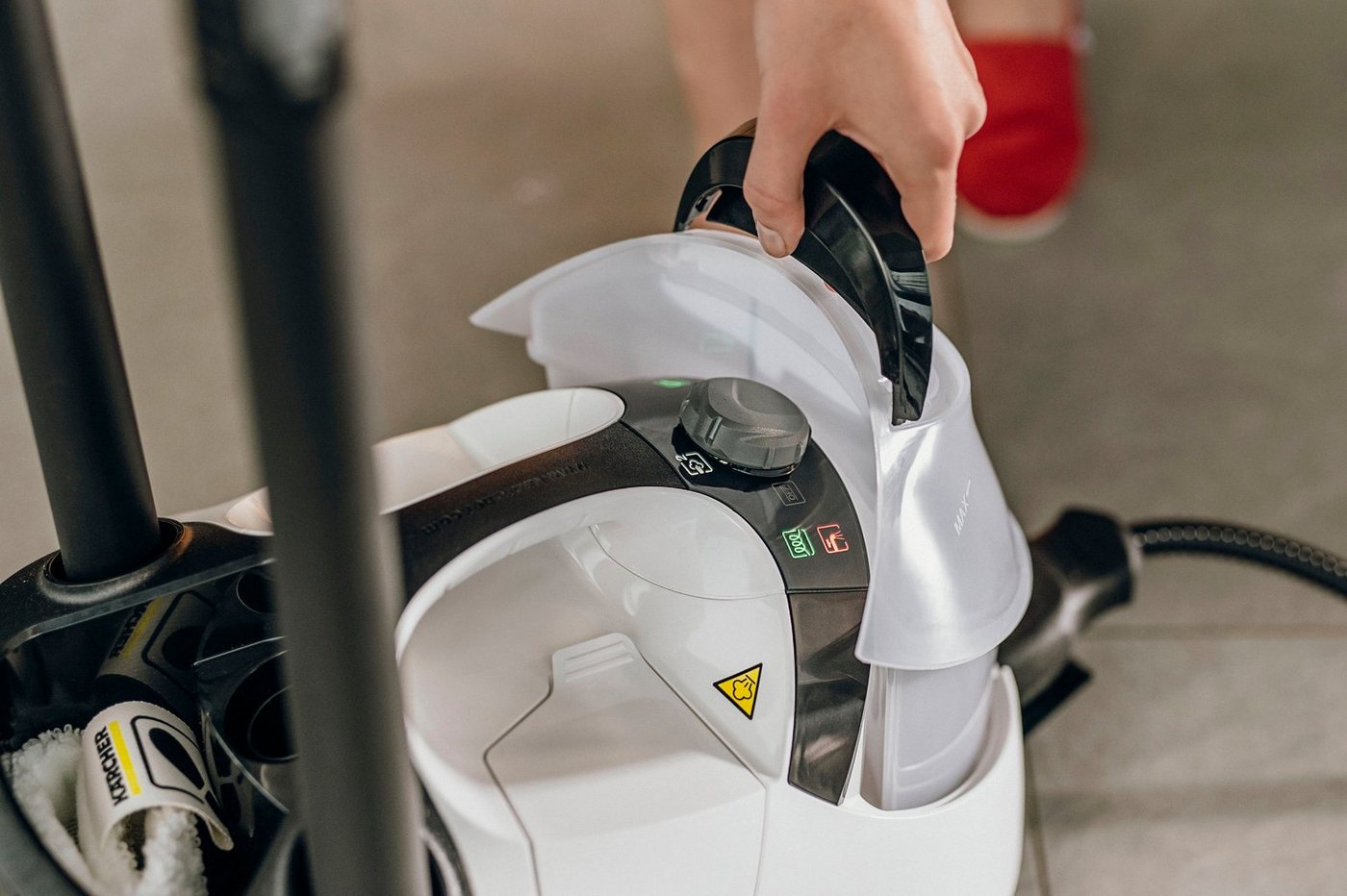 KÄRCHER Dampfreiniger SC 5 EASYFIX IRON, 2250 W, mit Dampfdruck-Bügeleisen, VapoHydro-Funktion – Bild 3 von 5