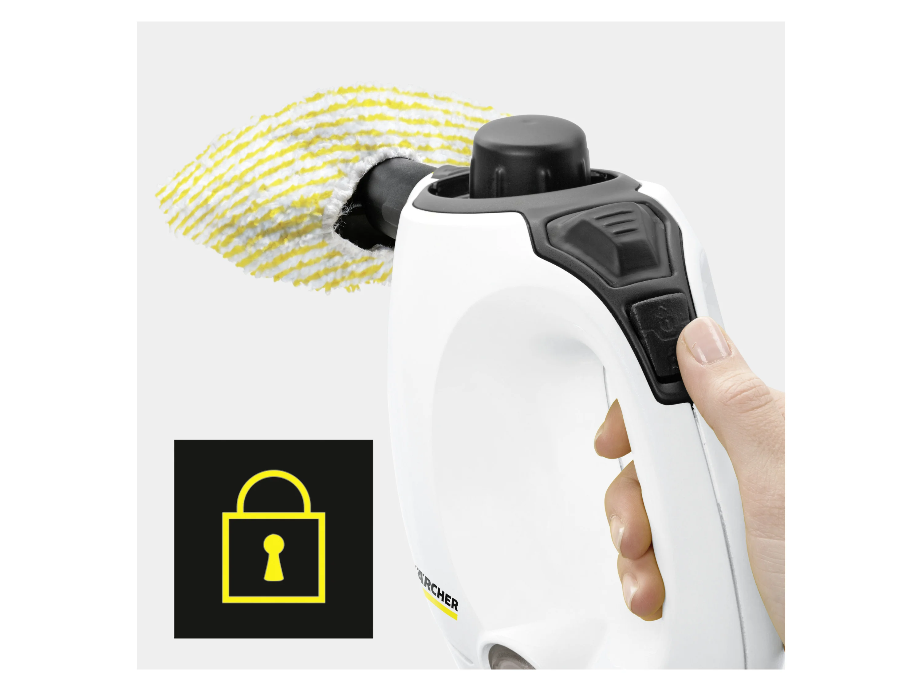 KÄRCHER Handdampfreiniger HandSC 1, 1200 W, Dampfdruck: 3 bar, Aufheizzeit: 3 min. – Bild 4 von 4