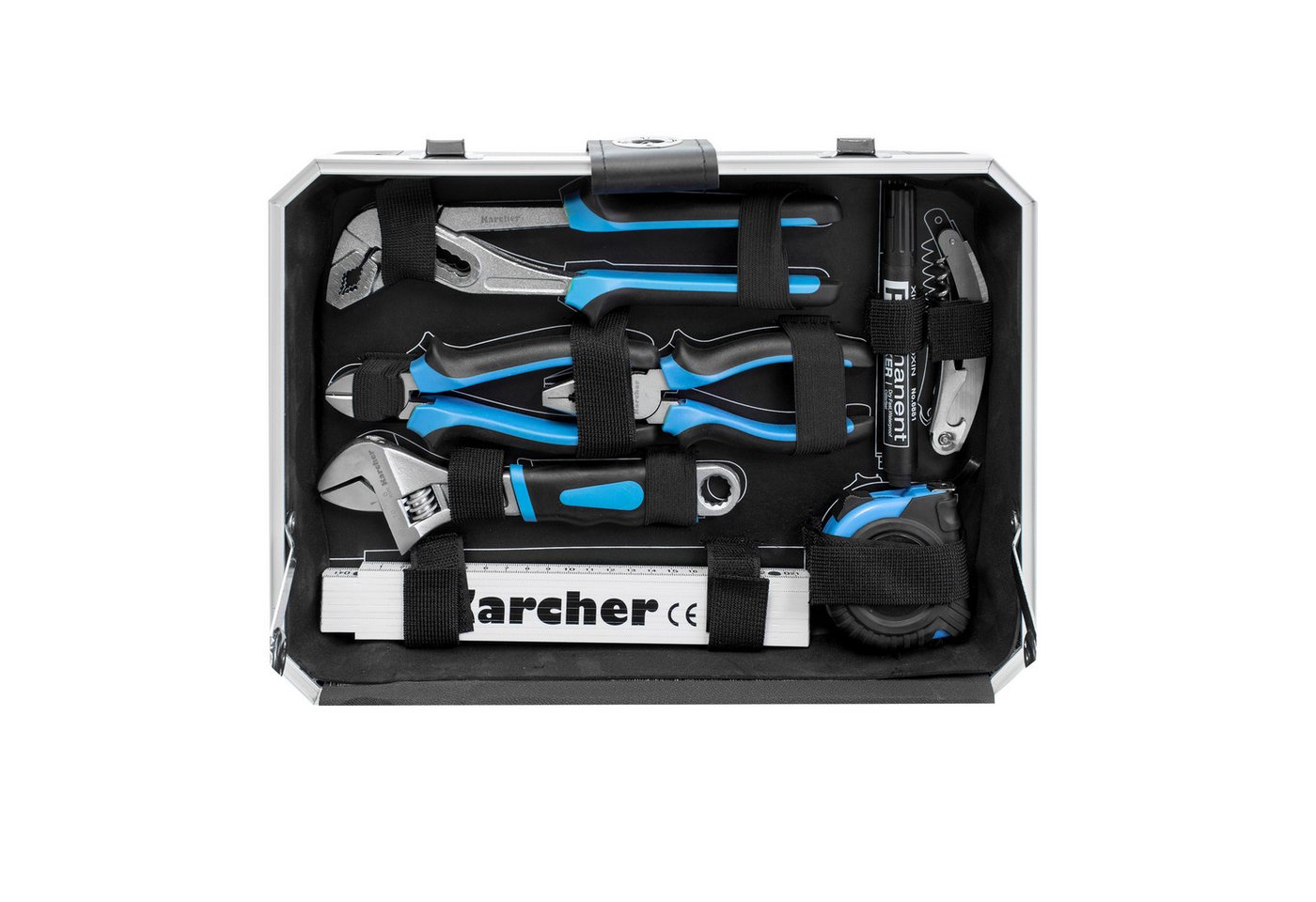 Karcher Werkzeugset 114-teilig, (114-tlg), Chrom Vanadium & Karbonstahl, im Koffer – Bild 5 von 5