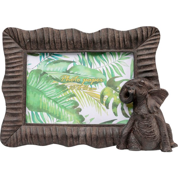 Kare Design Bilderrahmen Safari 15x10cm, Elefant oder Hippo