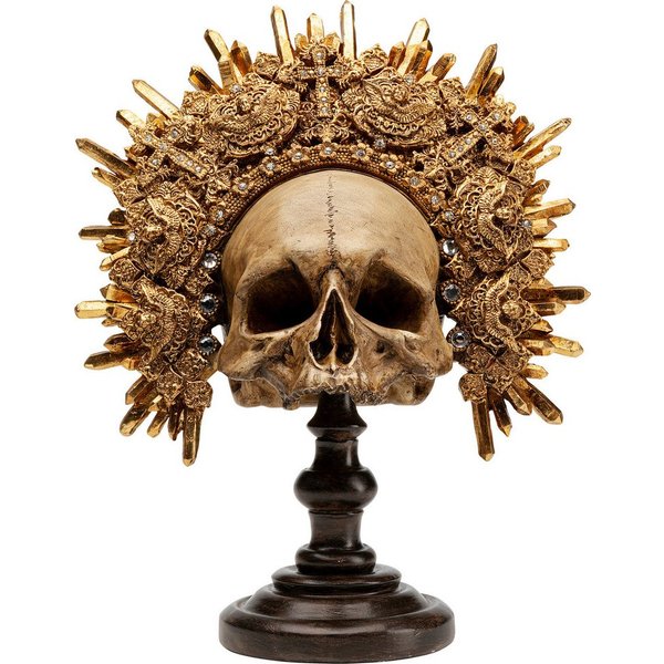 Kare Design Dekoobjekt Deko Objekt King Skull 42cm