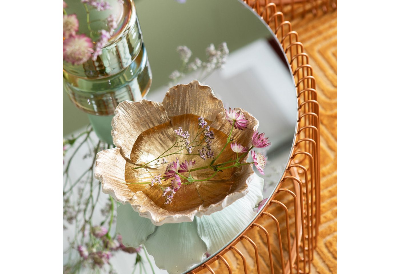 Kare Design Dekoschale Deko Schale Flower Bloom – Bild 4 von 5