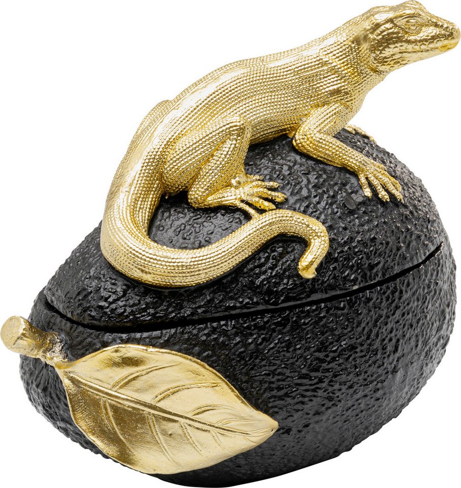 Kare Design Dose Dekodose Avocado Lizard 15cm (1 St., 1), ideal für Schmuck, Schlüssel, Kleingeld, Haargummis u.a. Kleinteile – Bild 4 von 5