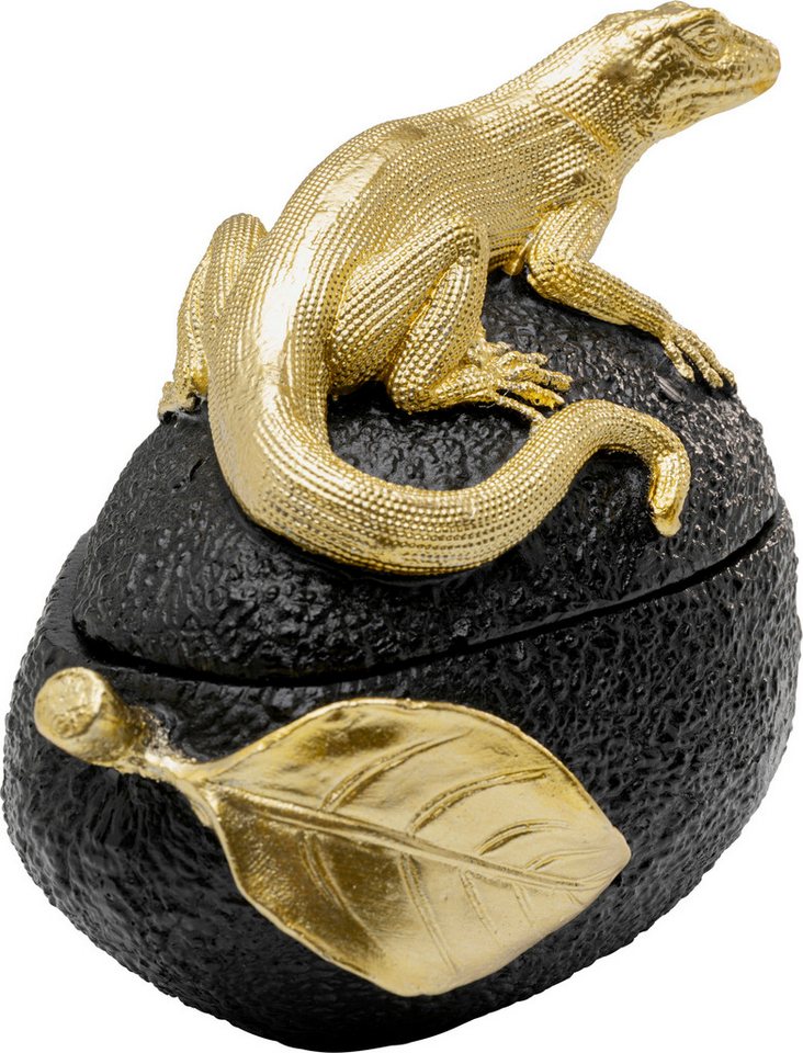 Kare Design Dose Dekodose Avocado Lizard 15cm (1 St., 1), ideal für Schmuck, Schlüssel, Kleingeld, Haargummis u.a. Kleinteile – Bild 5 von 5