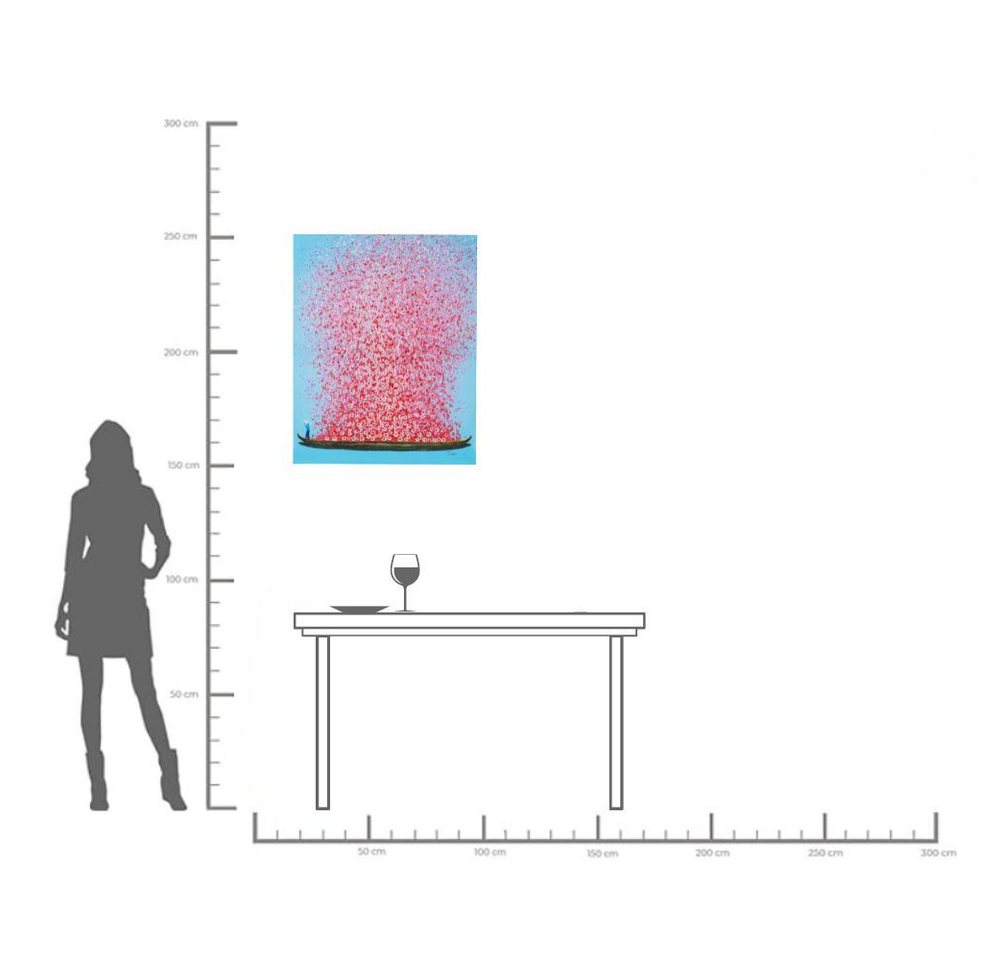 Kare Design Leinwandbild Bild Touched Flower Boat – Bild 5 von 5