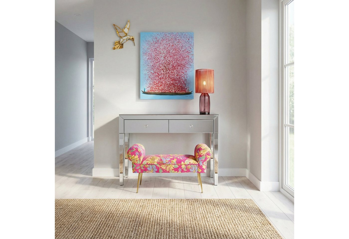 Kare Design Leinwandbild Flower Boat, verschiedene Farben und Größen – Bild 2 von 5