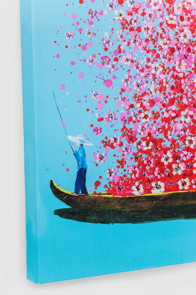 Kare Design Leinwandbild Flower Boat, verschiedene Farben und Größen – Bild 3 von 5