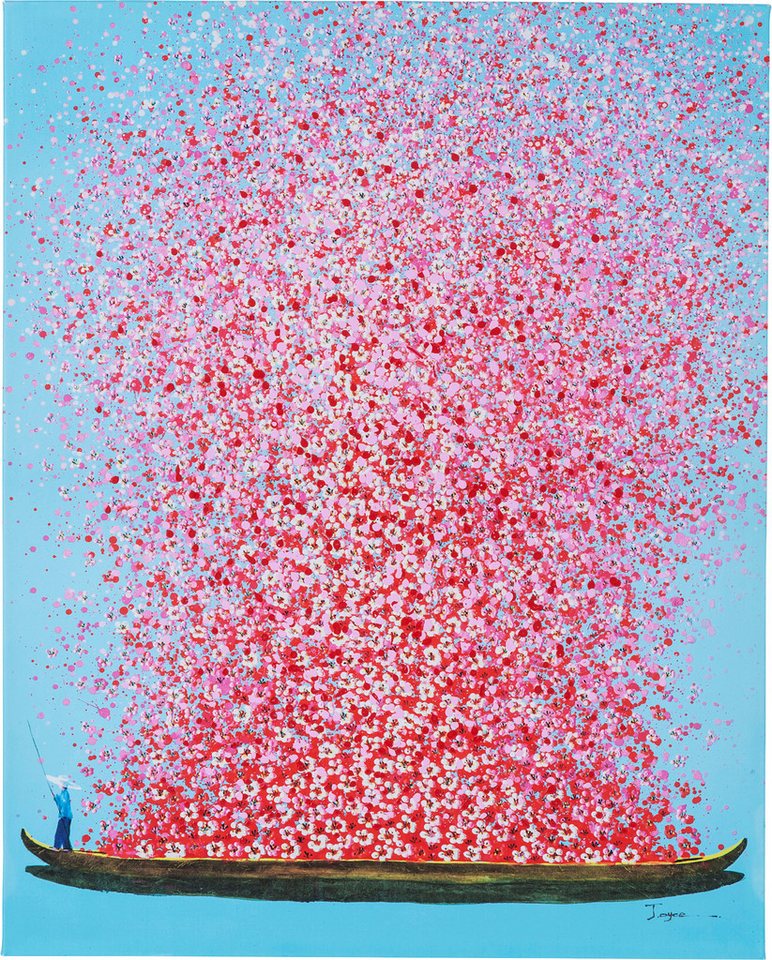 Kare Design Leinwandbild Flower Boat, verschiedene Farben und Größen – Bild 4 von 5