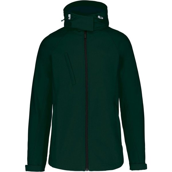 Kariban Softshelljacke Damen Softshell-Jacke mit Abnehmbare Kapuze