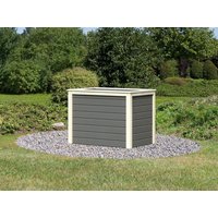 Karibu Hochbeet »Lyss«, aus Holz, mit Folie (terragrau, klein)