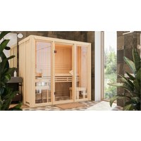 KARIBU Shorty 3,6 kW (Bio-Ofen externe Steuerung, 216 x 122 cm)