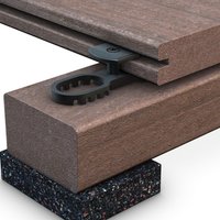 Terrassendielenbefestigung TERRAFLEX N9 mit Edelstahlschraube A4 für Holz UK 30 Stück