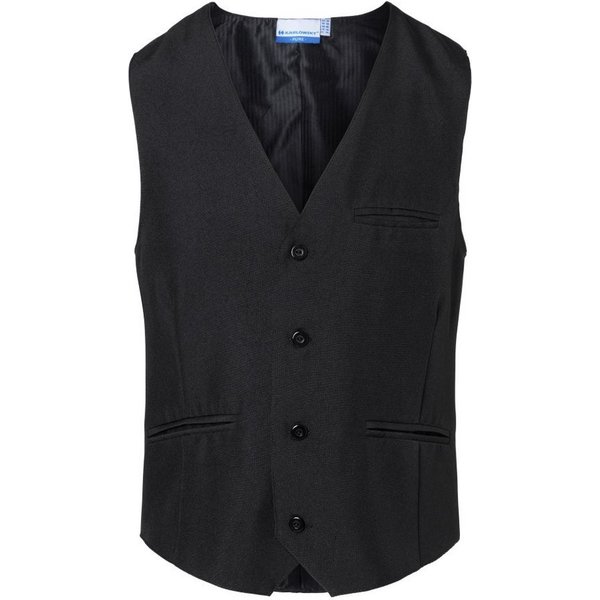 Karlowsky Fashion Arbeitsweste KARLOWSKY Herren Serviceweste BASIC V-Ausschnitt Schwarz