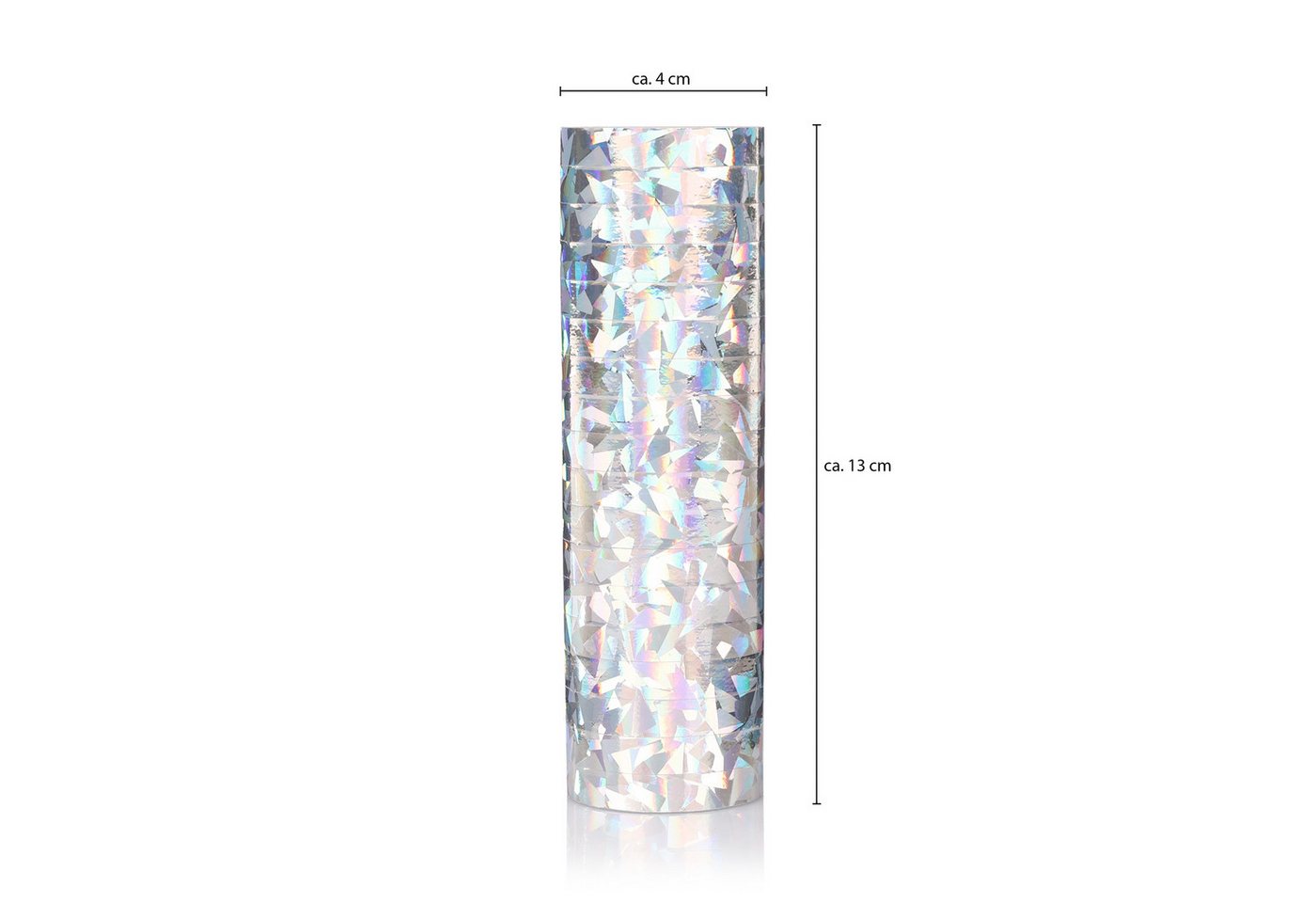 KarneLux Luftschlange Deko Luftschlangen, Glitzer Metallic 6er Pack – Bild 3 von 4