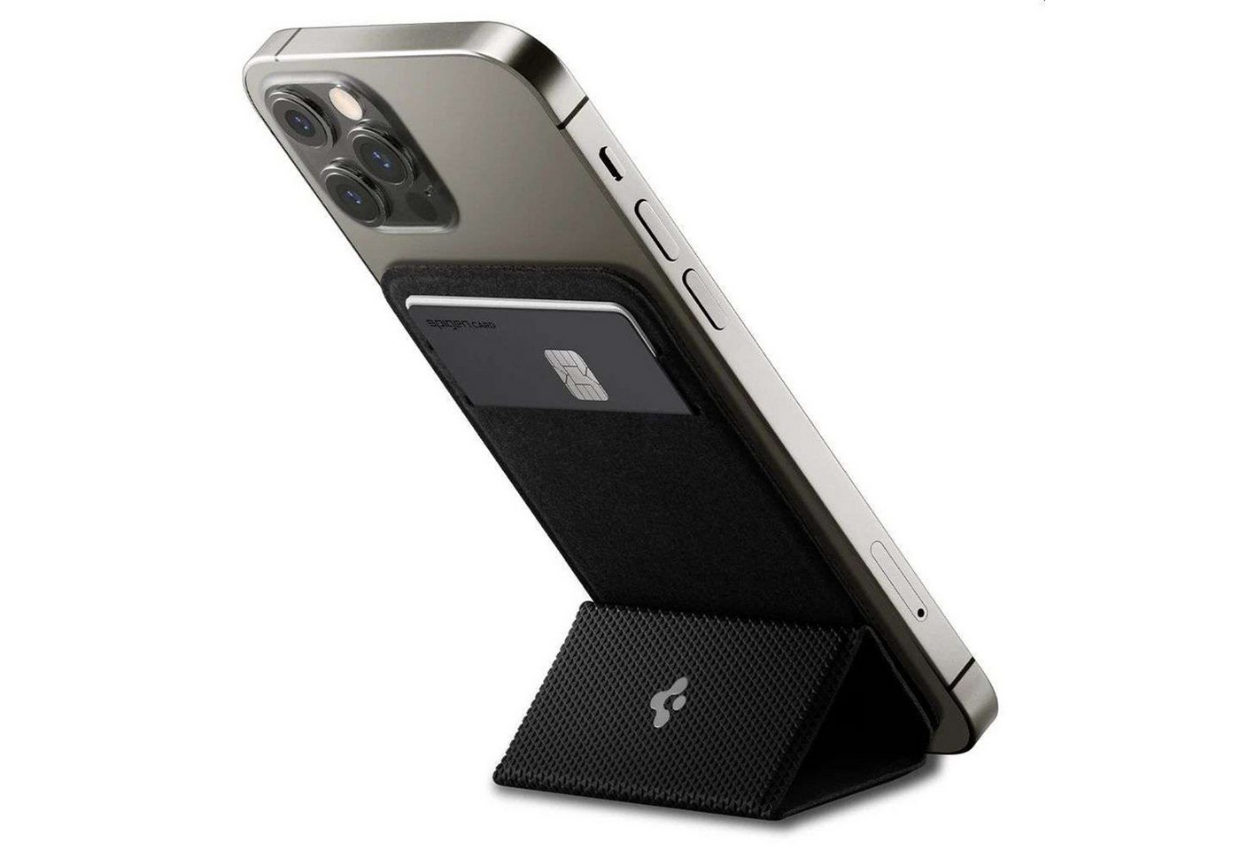 Spigen Kartenetui Spigen MagSafe Card Holder Smart Fold - Schwarz – Bild 2 von 5