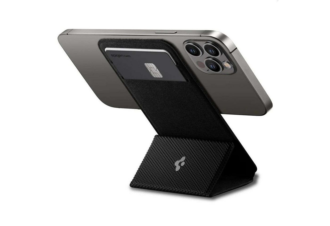 Spigen Kartenetui Spigen MagSafe Card Holder Smart Fold - Schwarz – Bild 4 von 5