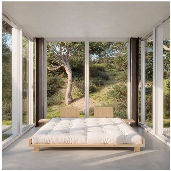 Karup Design Bettgestell Social Bed, ohne Matratze, FSC®-zertifiziertes Massivholz, wahlweise mit oder ohne verstellbares Zubehör, Bett in mehreren Größen