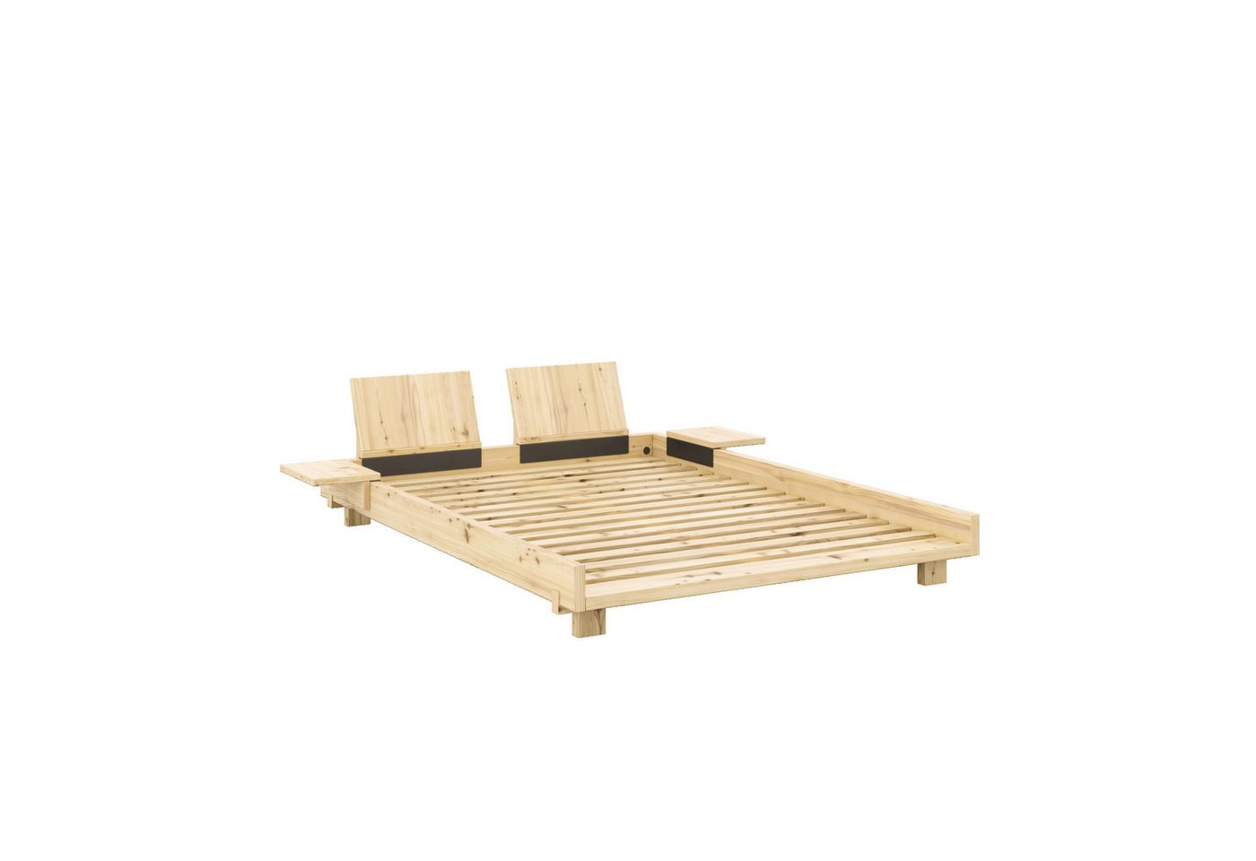 Karup Design Bettgestell Social Bed, ohne Matratze, FSC®-zertifiziertes Massivholz, wahlweise mit oder ohne verstellbares Zubehör, Bett in mehreren Größen – Bild 4 von 5