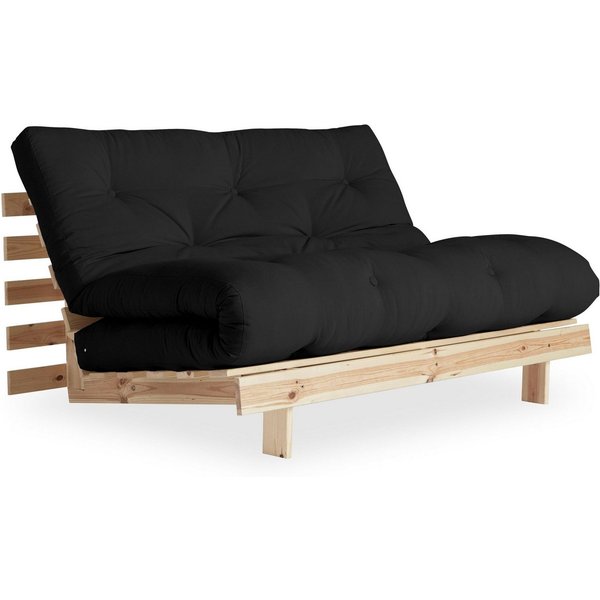 Karup Design Daybett Roots Sofa Bed, Schlafsofa, Bettfunktion, FSC®-Massivholz, Inkl. Futonmatratze, Made in Europe, langlebig, B: 140 oder 160 cm