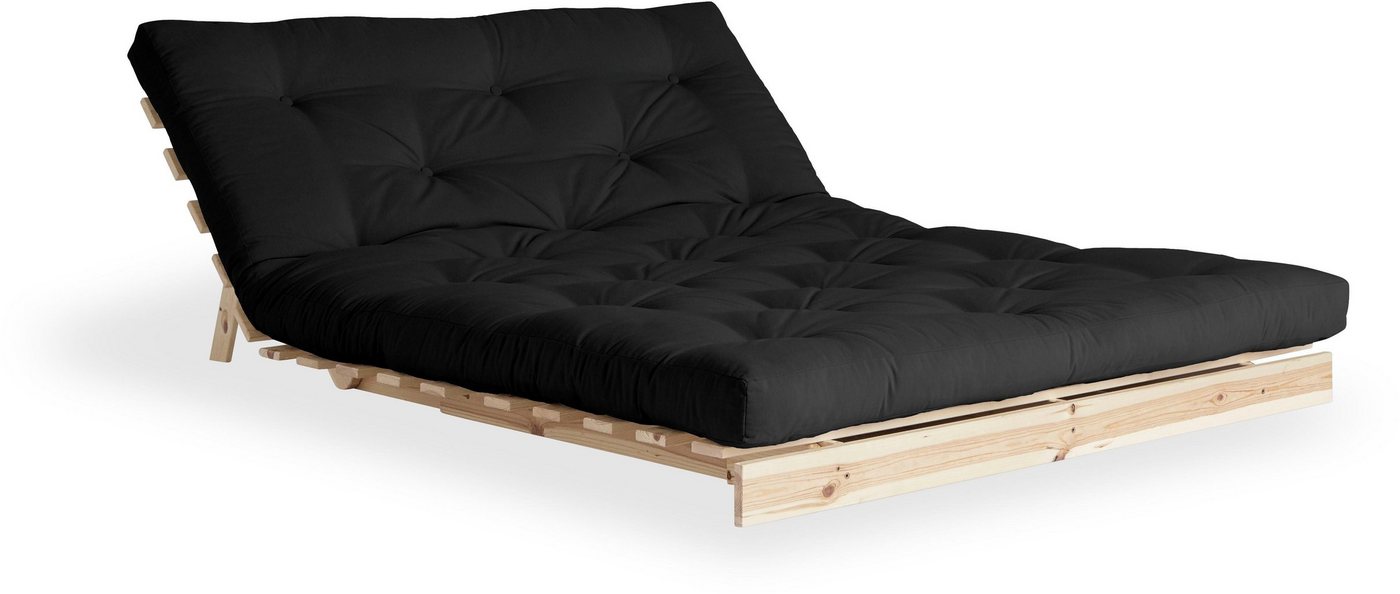 Karup Design Daybett Roots Sofa Bed, Schlafsofa, Bettfunktion, FSC®-Massivholz, Inkl. Futonmatratze, Made in Europe, langlebig, B: 140 oder 160 cm – Bild 3 von 5