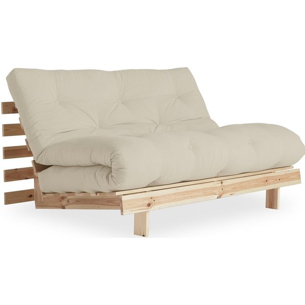 Karup Design Daybett Roots Sofa Bed, Schlafsofa, Bettfunktion, FSC®-Massivholz, Inkl. Futonmatratze, Made in Europe, langlebig, B: 140 oder 160 cm