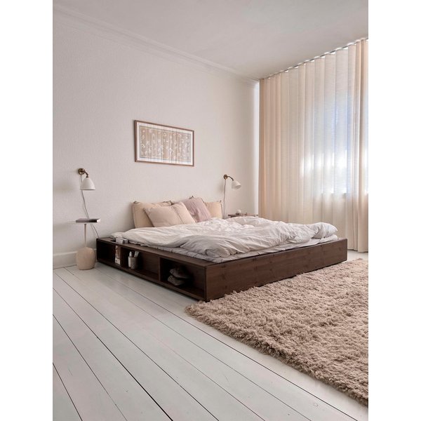Karup Design Stauraumbett Ziggy Bed, Stauraumbett, FSC®-zertifiziertes Massivholz made in Europe (Erhältlich für Matratzen Breite 90, 120, 140, 160 oder 180 cm)