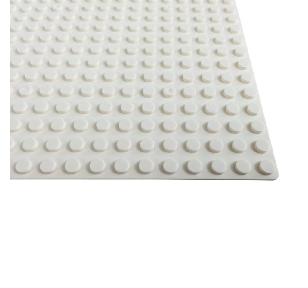 Katara 8er Grundbauplatten, 16x16 Noppen, 13 cm x 13 cm Konstruktionsspielsteine, (8er Set), weiß, 100% Kompatibel Sluban, Papimax, Q-Bricks, LEGO® – Bild 4 von 5