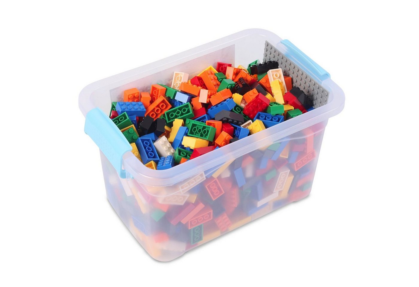 Katara Bausteine Box-Set mit 520 Steinen + Platte + Box Konstruktionsspielsteine, (3er Set), Bunt, 100% Kompatibel Sluban, Papimax, Q-Bricks, LEGO® – Bild 3 von 5