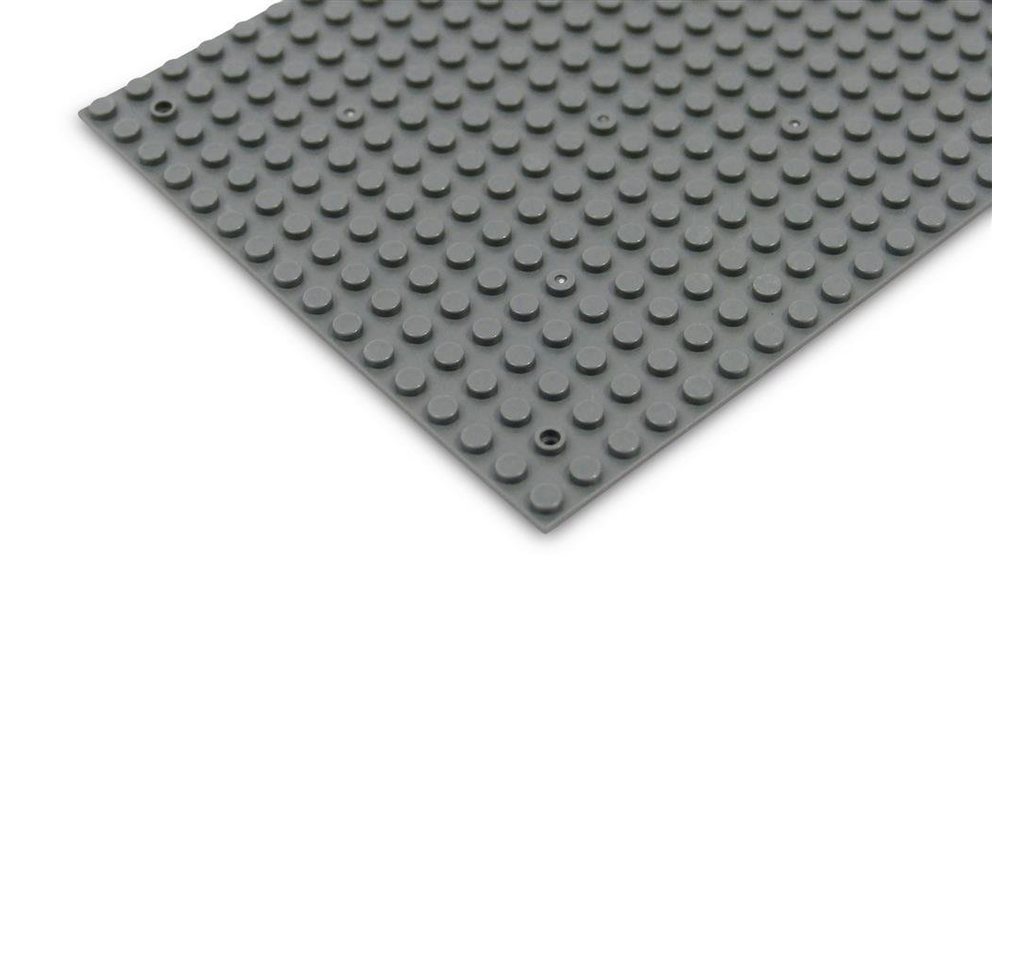Katara Grundbauplatte 16x32 Noppen, verschiedene Farben Konstruktionsspielsteine, (2er Set), Dunkelgrau, 100% Kompatibel Sluban, Papimax, Q-Bricks, LEGO® – Bild 3 von 4