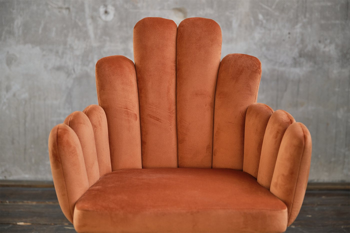 KAWOLA Esszimmerstuhl FREJA, Stuhl Velvet verschiedene Farben – Bild 5 von 5