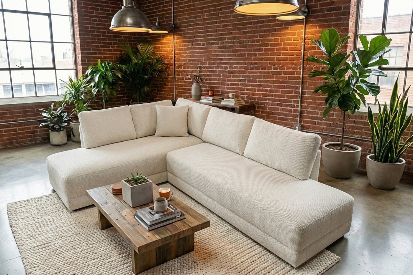 KAWOLA Schlafsofa SADIRA Ecksofa mit Schlaffunktion – Modern & Komfortabel, Eckcouch mit Stoffbezug – Bettsofa – Viel Platz, hoher Wohnkomfort – Bild 2 von 5