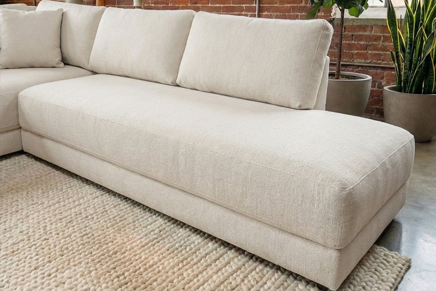KAWOLA Schlafsofa SADIRA Ecksofa mit Schlaffunktion – Modern & Komfortabel, Eckcouch mit Stoffbezug – Bettsofa – Viel Platz, hoher Wohnkomfort – Bild 5 von 5